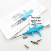 Xiruoer-200sets DHL FDX-B 1.4*8mm Implanted Microchip ID Tag With Syringe RFID Animal Microchip Injector