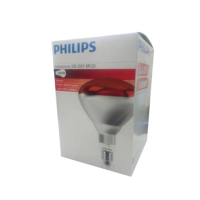 【Philips 飛利浦】2入 250W 220V E27 紅外線溫熱燈泡 紅面 _ PH070008