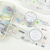 Waka Waka Love Escapes Sticker Roll Text Material Collage Sticker Journal Element Simple