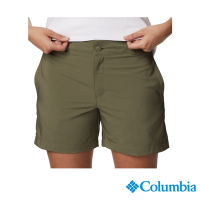 Columbia 哥倫比亞 女款-超防曬UPF50防潑短褲-軍綠 UAR32040AG / SS23