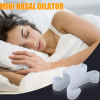 1PC Anti Snoring Nose Clip Blocker Silicone Snore Stop Ring Silent Snore Sleep Aid Night Sleeping Apnea Guard Night Healthy Care