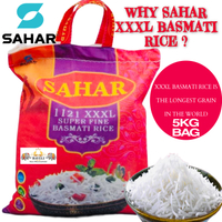 Sahar 5Kg XXXL Basmati Rice
