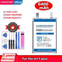LOSONCOER 6400mAh Battery For Fiio M11 Plus HIFI Music MP3 Player Speaker Cells