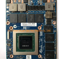 Original GTX980M GTX 980M Graphics GPU Card N16E-GX-A1 8GB GDDR5 For Alienware Clevo GTX980 Video Card GPU Replacement X-bracket