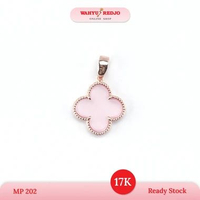 Liontin Clover Pink Kadar 17k Wahyu Redjo 32497885