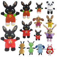 Bing Bunny Plush Toys Doll Bing Sula Flop Elephant Hoppity Voosh Pando Kids Plush Toys Hadiah Anak P