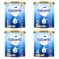 Aptamil Gold+ Susu Bayi Premium 1/2/3/4 | Didukung oleh 50 Tahun Penyelidikan | DHA, Prebiotik & Kek