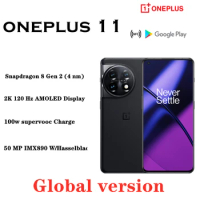 Globa version OnePlus 11 5G Flagship Smartphone Snapdragon 8 Gen 2 6.7 2K 120Hz AMOLED Display 100W SUPERVOOC Charge 5000mAh