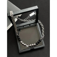 Yin-Yang necklace สร้อยคอลูกปัดหยินหยาง