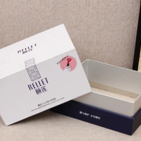 Custom Silver Glitter Hair Extension Packaging Box,Hot sell reed diffuser cosmetic packaging box ---