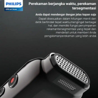 Baru - Philips VTR51 Digital Voice Recorder Perekaman Pena Perekam Kecil 16GB Kapasitas Tinggi - Hit