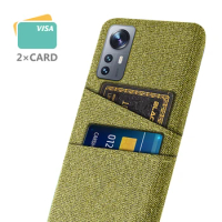 For Xiaomi 12T Pro Case Dual Card Fabric Cloth Luxury Business Cover For Xiaomi 12T /Mi 12T Pro Phone Coque Funda 12 t Pro