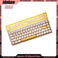 idobao ID68 2Mode Gamer Mechanical Keyboard USB//Bluetooth Wireless Keyboard 68key Hot-Swap RGB Backlight Gaming Keyboards Gift