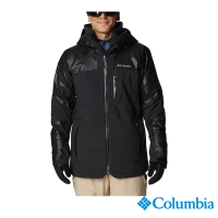 Columbia 哥倫比亞 男款 - Omni-Tech極暖蓄熱防水連帽外套-黑色 UWE78070BK / FW22