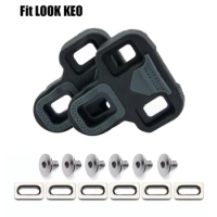 Road Bike Cleats Fit KEO Pedal Cleats Float Self-Locking Pedals for LOOK KEO Cycling Pedals Shoes Bicycle Pedal Plate