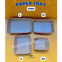 [FOBO] PAPER TRAY CHOCOLATE KRAFT / TRAY CHOCOLATE KRAFT 230 GSM
