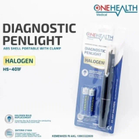 Penlight Halogen OneHealth HS-401F Senter Medis Lampu Kuning