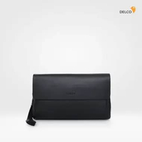 Tas Pria Delco by Elizabeth Clutch 0716-0891 Black