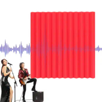Sound Proofing Panels Triangular Groove Sound Pads For Noise Reduction Fire Resistant Acoustic Insulation Wall Panel Sound