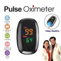 Oximeter Portable Fingertip Pulse Blood Oxygen Saturation Monitor With LED Display Fingertip Oximete