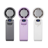 【CYKE】650 冷敷手持風扇 100檔 掛脖風扇 桌上小風扇 迷你隨身折疊風扇 桌面立扇 便攜式電風扇 頸掛風扇