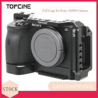 Topcine A6600 Cage for Sony Alpha Camera,Quick Release Plate Arca-Swiss,3/8"-16 locating holes ARRI