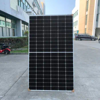 LONGI TIER-ONE Solar Panel 370W Monocrystalline Half-Cut Cell 21.3% Max Efficiency Off On Grid Solar Home System Villa House