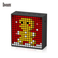 Divoom Screens Pixel Bluetooth Speaker Portable with Clock Alarm Screens Evo Programmable LED Display Art Christmas Game Play