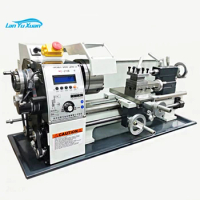 Small Lathe 220v Multi-functional 850W Brushless Variable Speed Mini Metal Machine for DIY Woodworking