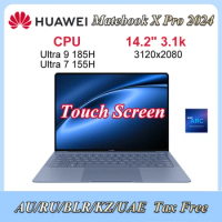 2024 HUAWEI MateBook X Pro Laptop Inter Core Ultra9 185H/Ultra7 155H 32/16GB 2/1TB Netbook 14.2inch 3.1k Touchscreen 120Hz OLED