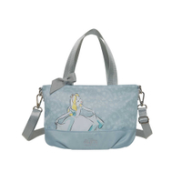 【Disney】愛麗絲-夢遊花園-兩用手提包-水藍 PTD21-B4-52LB