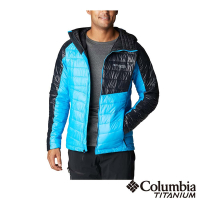 Columbia 哥倫比亞 男款 - 鈦極暖連帽外套-藍色 UWO28080BL / FW22