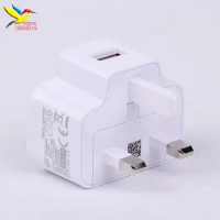 UK Plug USB Wall Charger 5V 2A Travel Home Charging Charger Mobile Phones Charge Adapter for samsung Apple iPhone iPad 300 pcs