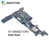 NOKOTION L68368-601 L68368-001 DAG7DCMB8D0 For HP 13-AN Series TPN-Q214 Laptop Motherboard With I7-1055G7 CPU+8GB RAM