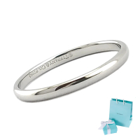 【Tiffany&amp;Co. 蒂芙尼】PT950鉑金-FOEVER 細版婚戒戒指-內直徑1.8公分(展示品)