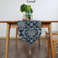 時尚可愛空間餐桌布 茶几布 隔熱墊 鍋墊 杯墊 餐桌巾桌旗155 (30*200cm)