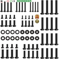 WALI Universal TV Mounting Hardware Kit Set Includes M4 M5 M6 M8 TV Screws and Spacer Fit Most TVs up to 80 inch,TV Accessories
