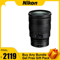 Nikon Z 24-70mm F2.8 S Full Frame Large Aperture Standard Portable Zoom Mirrorless Digital Camera Lens for Z50 Z5 Z6 Z7 NIKKOR