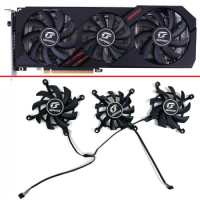 NEW Cooling Fan85MM 75MM 4PIN iGame RTX2060 GTX1660 1650 ultra GPU FAN For Colorful GTX 1660 RTX 2060 ultra oc Graphics Card Fan