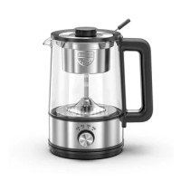 1L Electric Kettle Coffee Maker Household Glass Electric Kettle Automatic Tea Pot Water Boiling Cooker