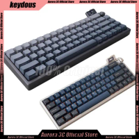 Keydous Nj68 Pro Mechanical Keyboard 3Mode Kit USB/2.4G/Bluetooth Wireless Keyboard Kit Metal Case Hot-Swap RGB Gaming Keyboard