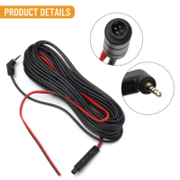 Dash Cam Cable Extension Cable Driving Recorder 10 Meters AV Cable Camera Dash Cam Extension Cable Line Rear View