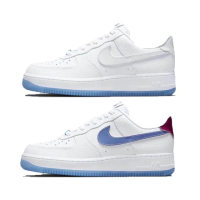 【NIKE 耐吉】休閒鞋 WMNS AIR FORCE 1 07 LX 女鞋 白藍 熱感應 復古 經典 AF1(DA8301-101)