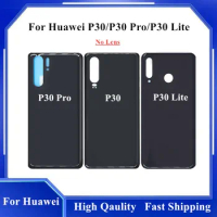 100% New For Huawei P30 / P30 Lite Battery Cover For Huawei P30 Pro Back Glass Rear Door Panel Housing Case Adhesive Sticker