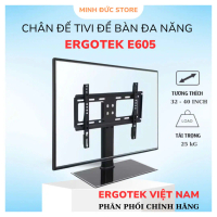 Chân đế Tivi mặt kính cường lực ErgoTek E605 cho Tivi 26 - 32 Inch frame  tv Điều Khiển Tivi Điều Kh
