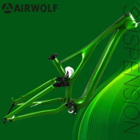 Airwolf T1000 Light Cross MTB Bike Suspension Frame 29ER Full Suspension XC Ripper Boost Thru Axle 148*12 Carbon MTB Frameset
