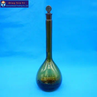 1000ml brown glass flask volumetric flint glass flask volumetric Laboratory brown volumetric flask