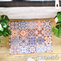 TROMSO 廚房防油短皮革地墊-K526S西班牙花磚(小)