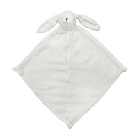 美國Angel Dear 動物嬰兒安撫巾 白色小兔