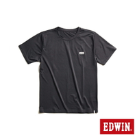EDWIN 涼感圓領短袖T恤-男款 黑色 #503生日慶